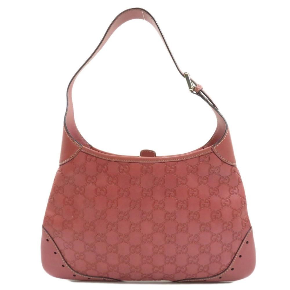 Gucci Calfskin GG Shima Bag ssima Shoulder Black